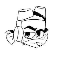 I can't stop drawing him (Donnie doodle) - V1