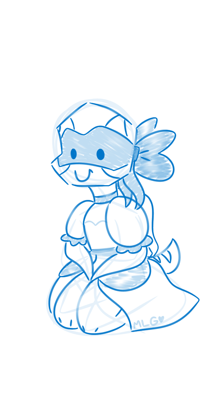 Leo in a Cinderella cosplay