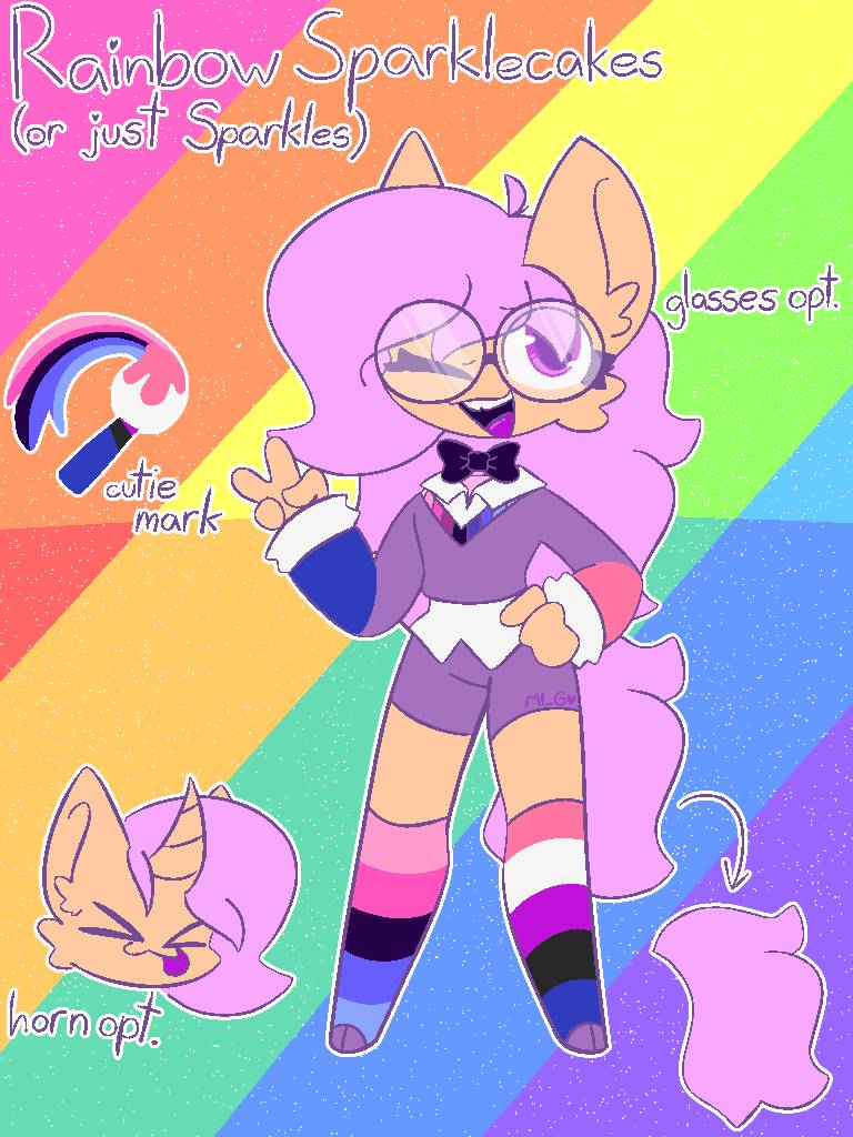 Rainbow Sparklecakes (Persona Variant)