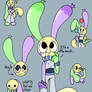 Looey, but with ridiculously long ears and tail