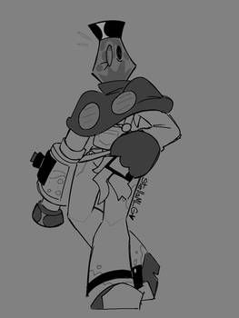 Lobber drawn in a frenzy woa