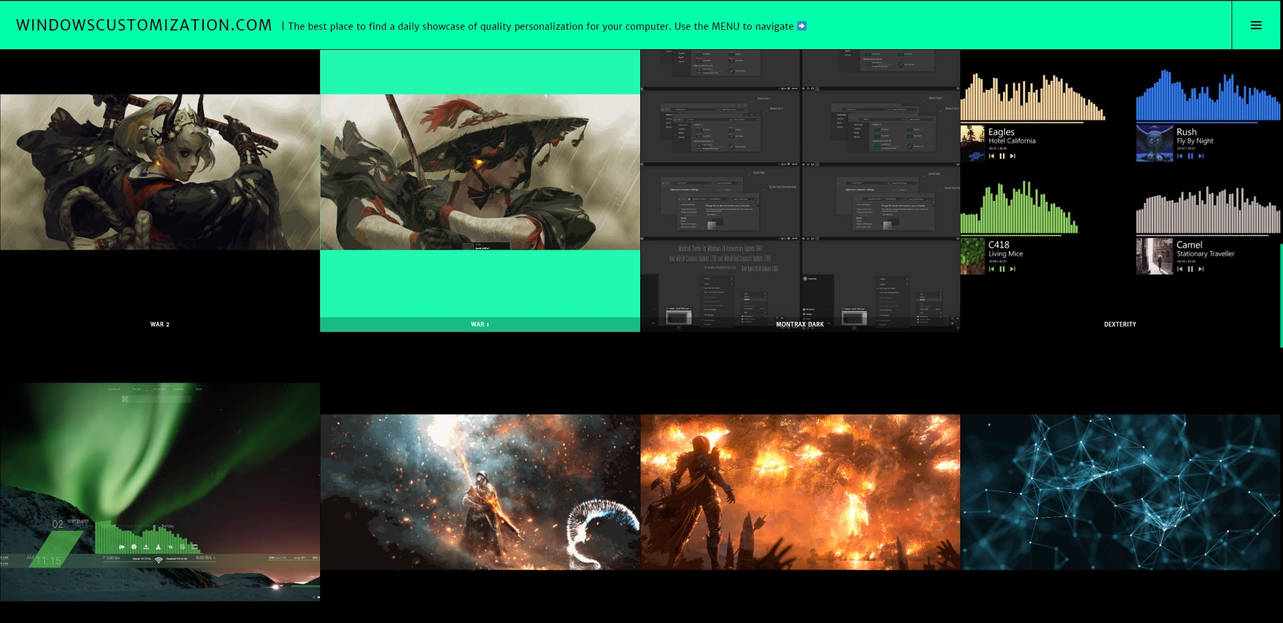 WINDOWSCUSTOMIZATION.com Website by Ascerta on DeviantArt