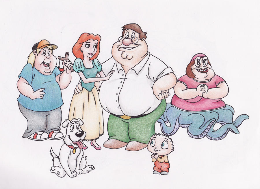 Family Guy as Disney Princesses