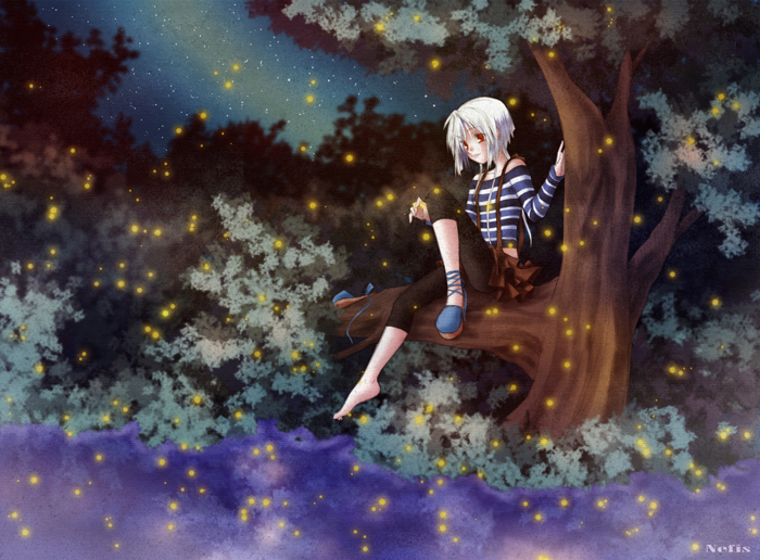 Glowing night by Nefis