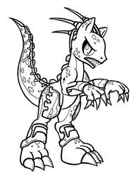 MLP OC - Mitsuo Raptor Pony