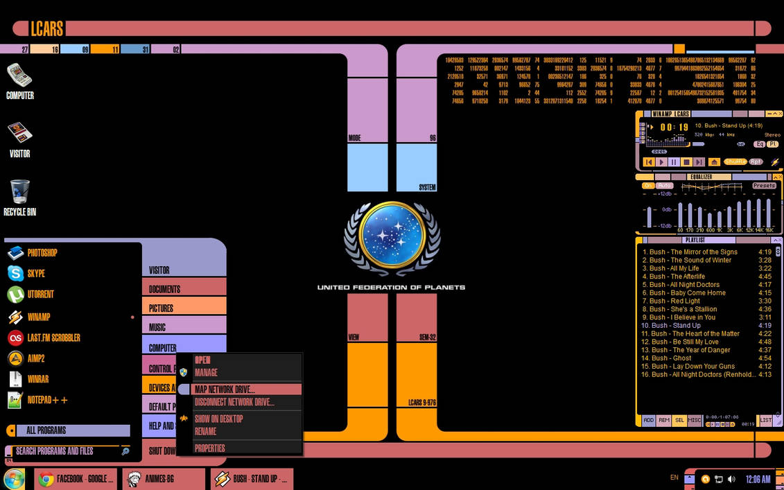 LCARS Desktop by vegetosayajin on DeviantArt