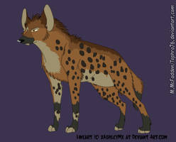 Colored Lineart- Zuri the Hyena