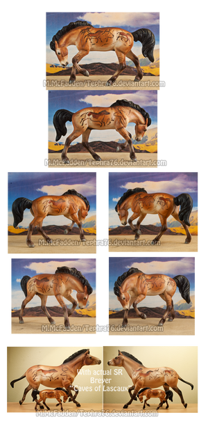 Mini Caves of Lascaux Customized Breyer Stablemate