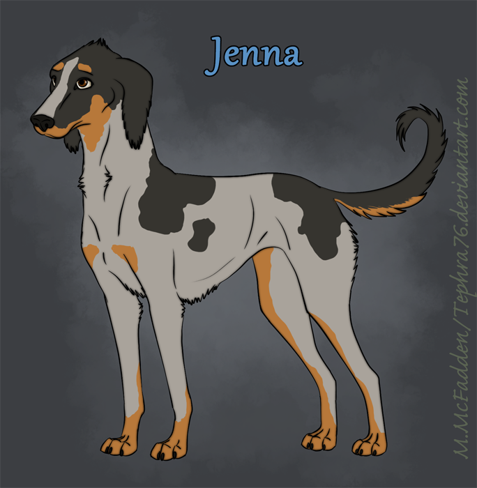 Stray dog character- Jenna