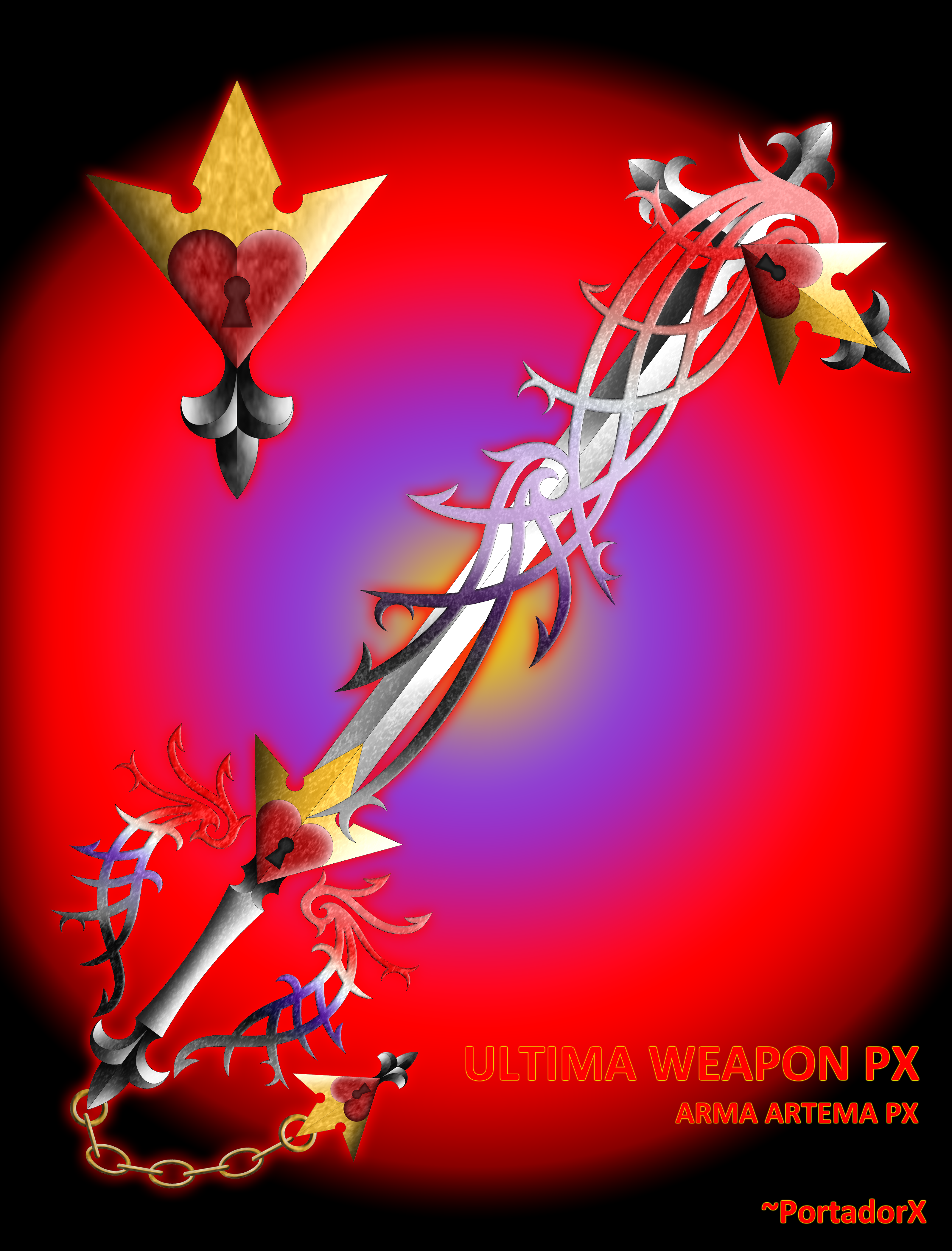 arma artema -ultima weapon- (re-drawn)