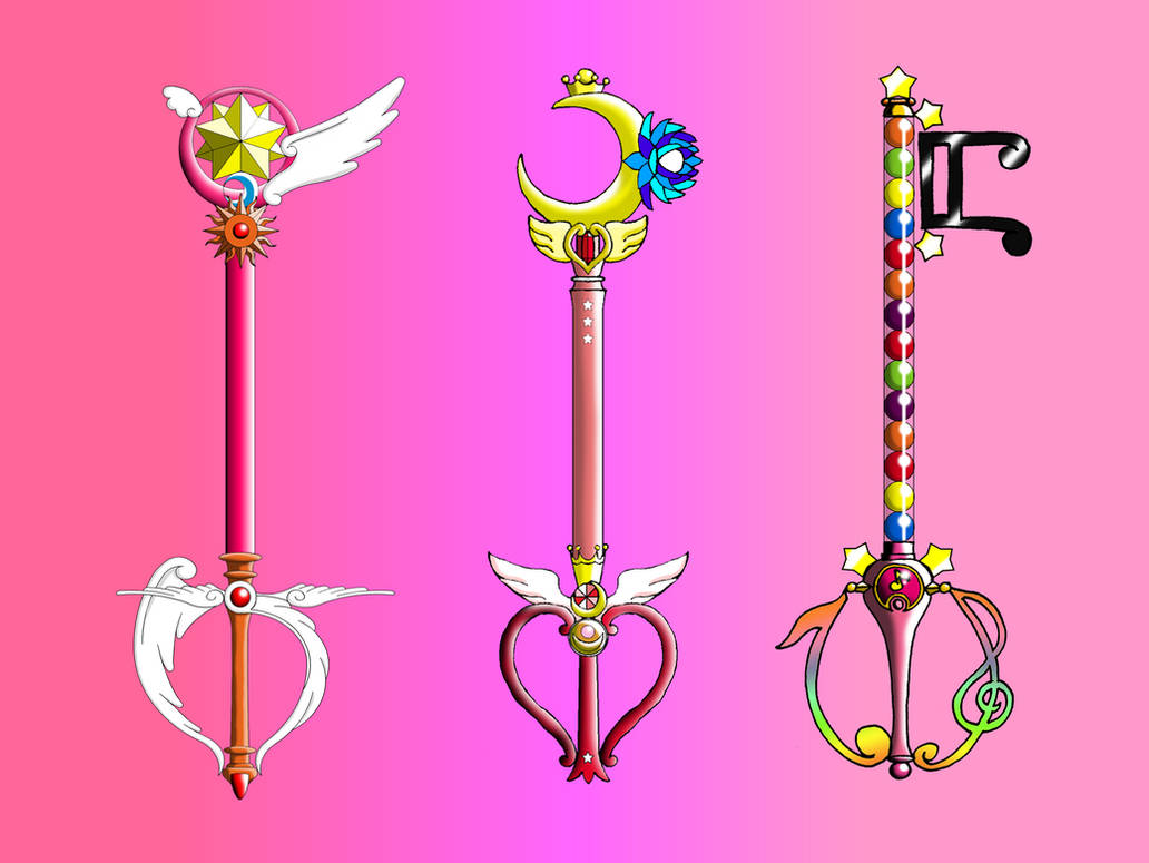 magic girl anime keyblades by portadorX on DeviantArt