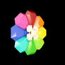 Animated Rainbow Badge 3D