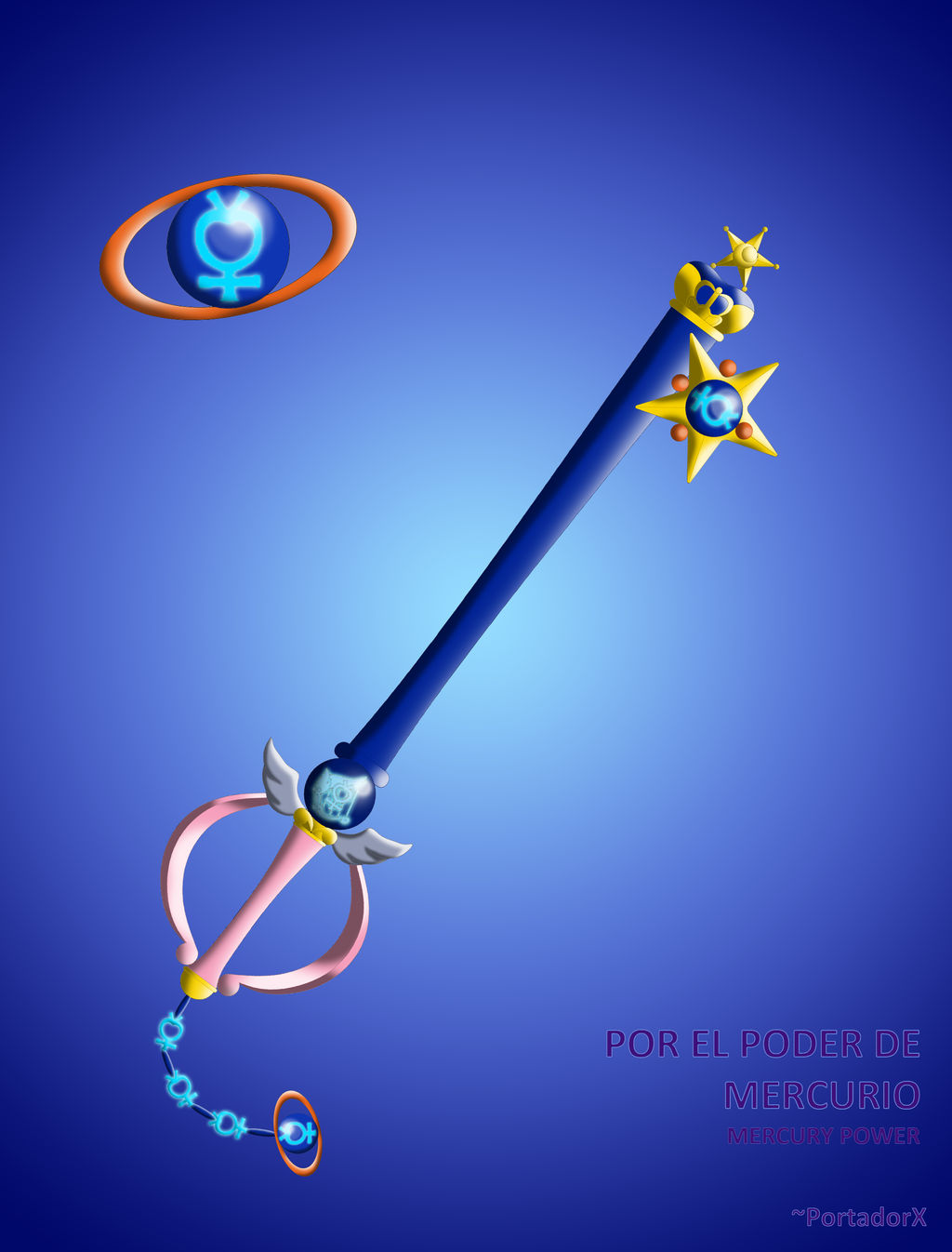 Mercury Power Keyblade by portadorX on DeviantArt