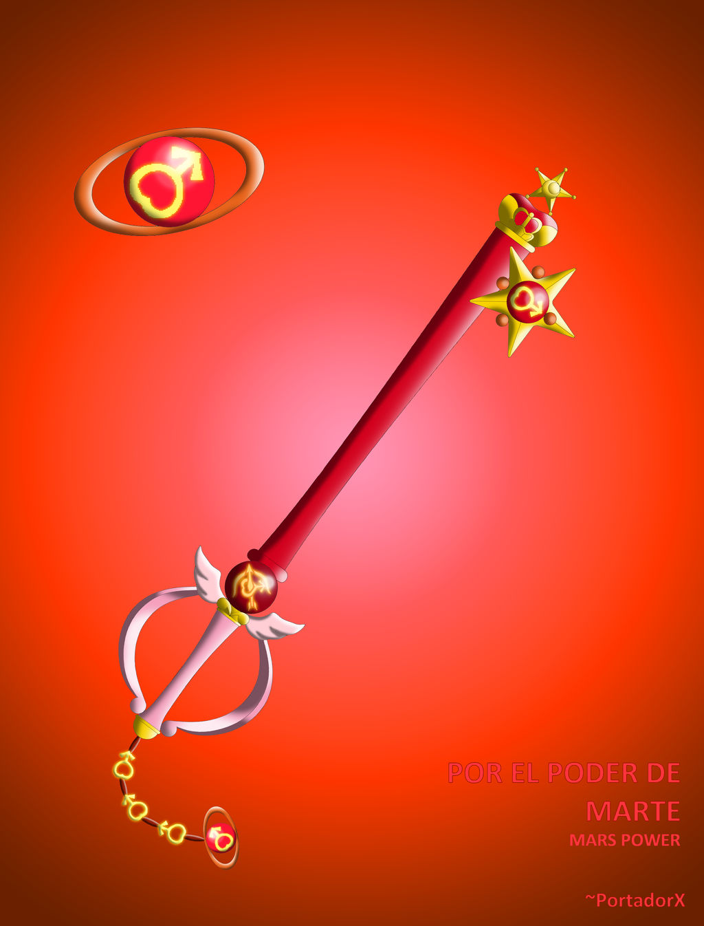 Mars Power Keyblade by portadorX on DeviantArt