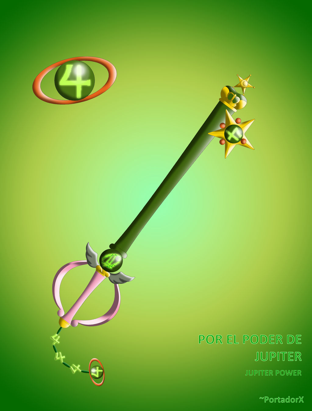 Jupiter Power Keyblade by portadorX on DeviantArt