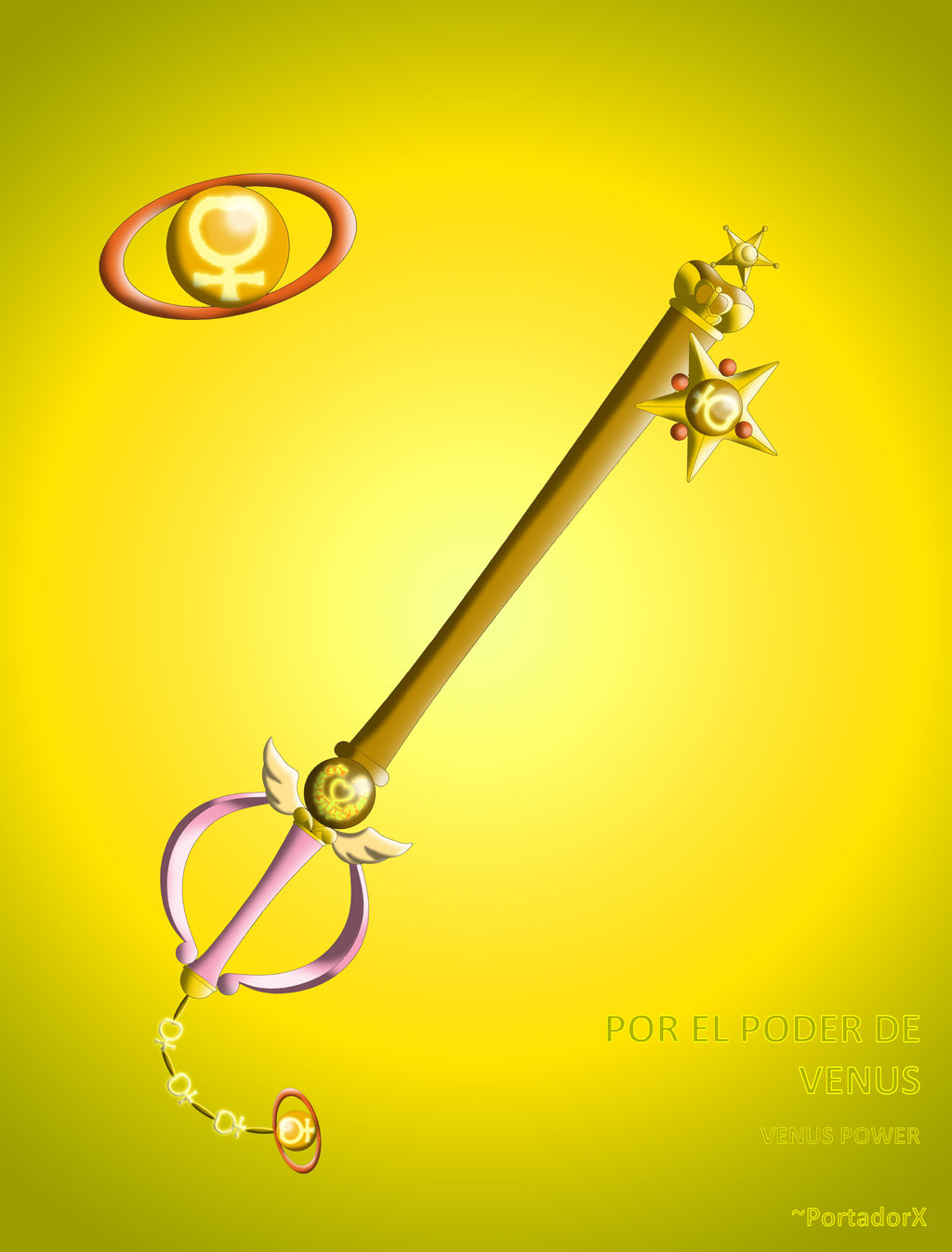 Venus Power Keyblade by portadorX on DeviantArt