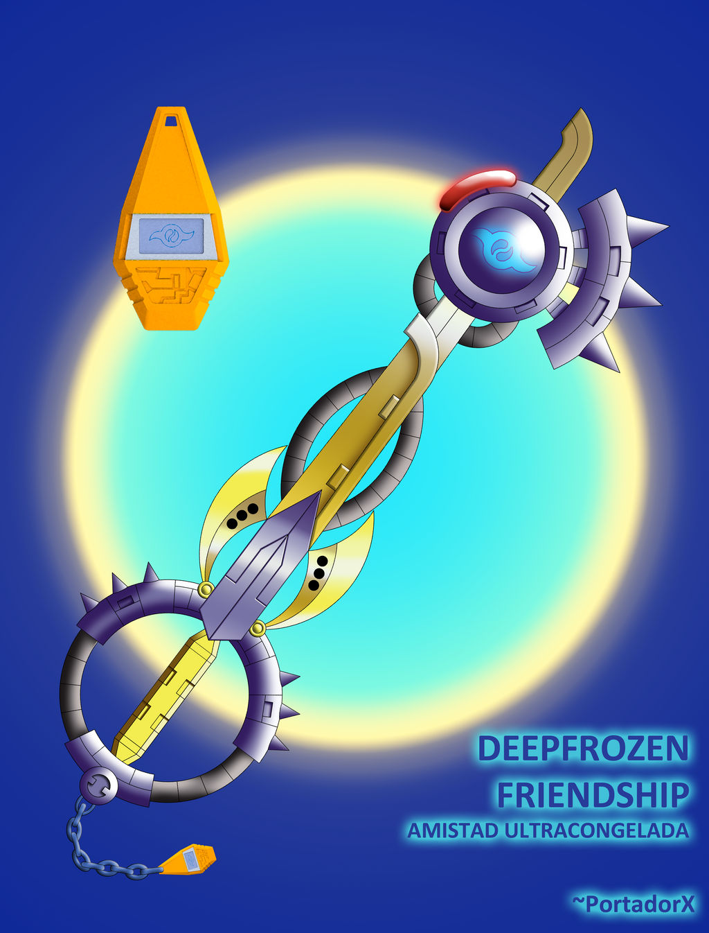 Deepfrozen Friendship Keyblade by portadorX on DeviantArt