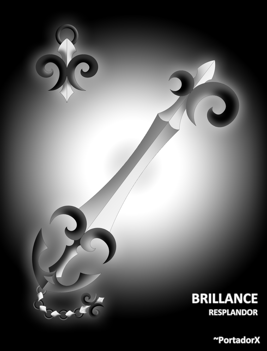 Brillance Keyblade by portadorX on DeviantArt