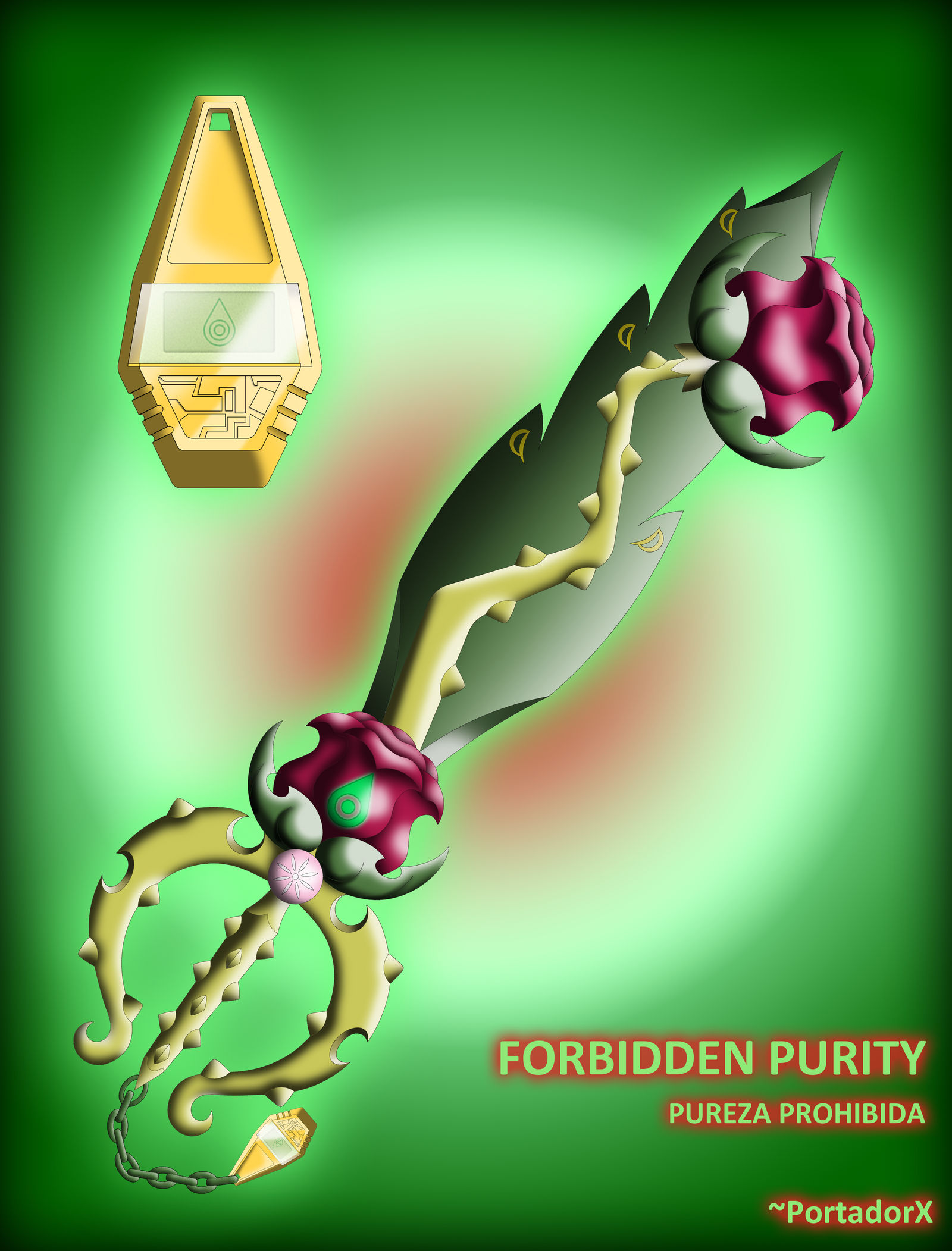 Forbidden Purity Keyblade by portadorX on DeviantArt