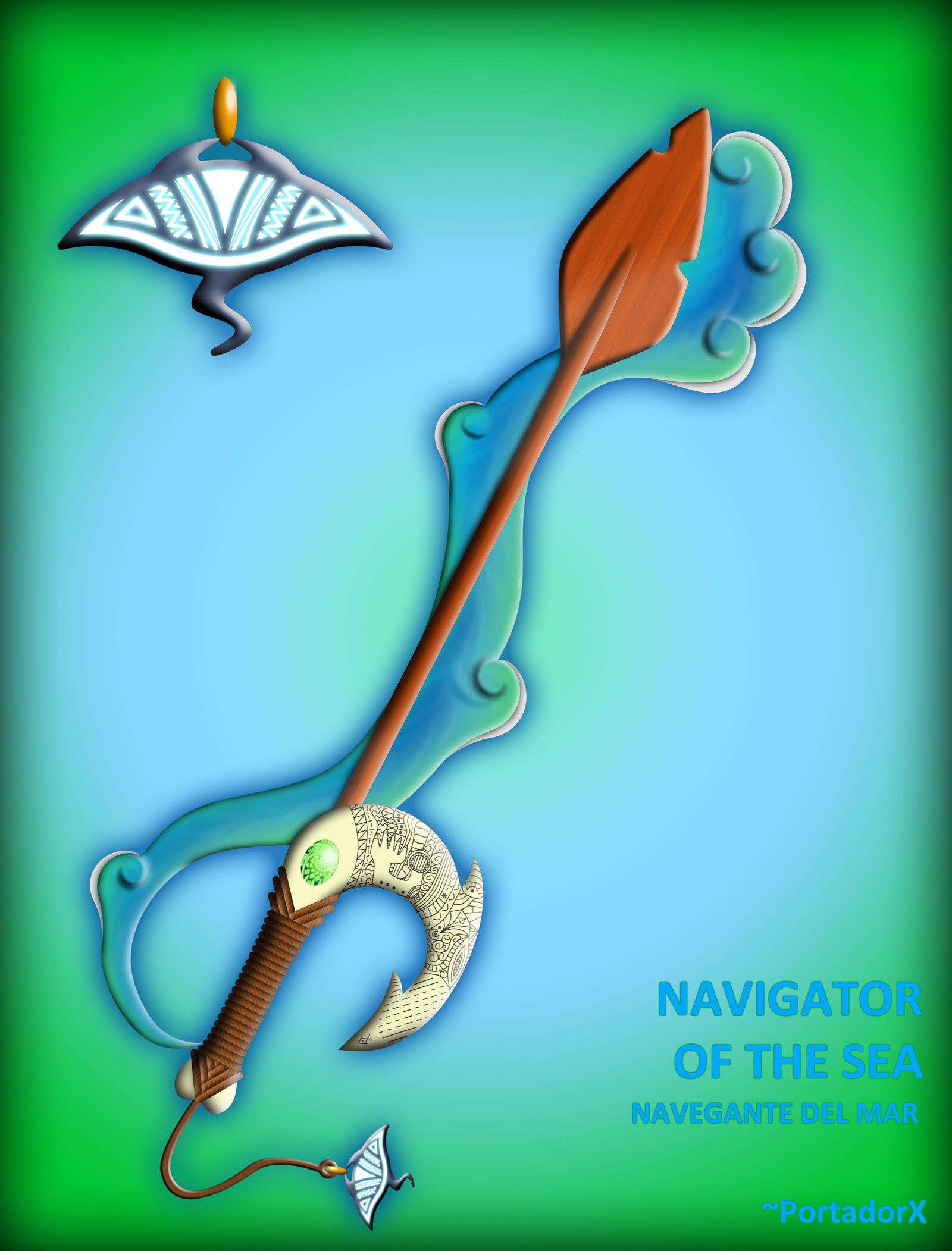 Navigator of the Sea Keyblade by portadorX on DeviantArt
