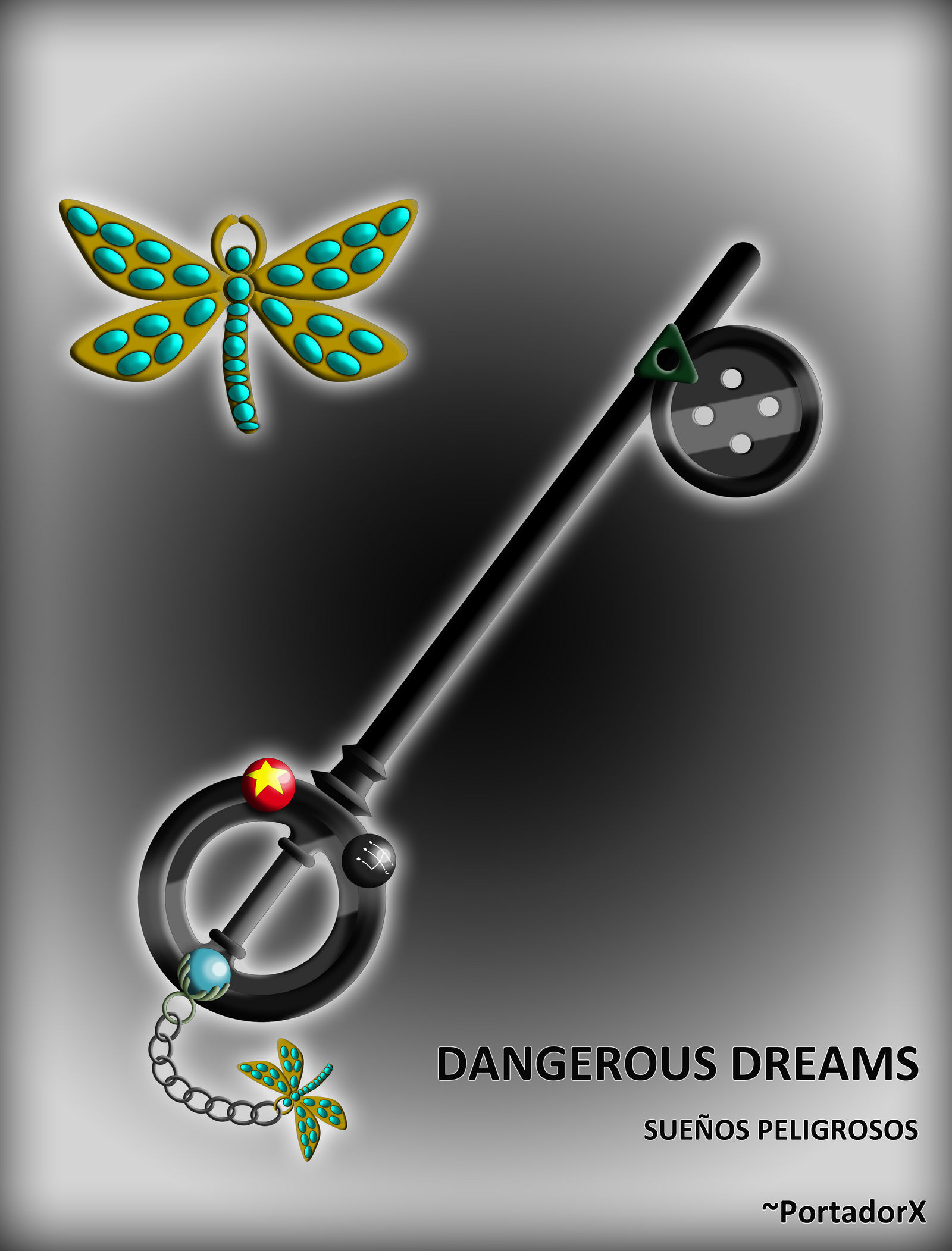 Dangerous Dreams Keyblade by portadorX on DeviantArt