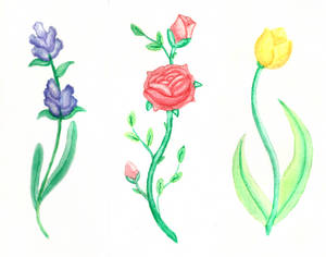 flowers painting 1