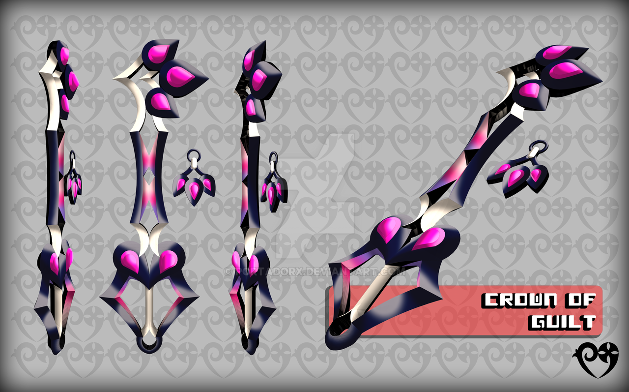 Crown Of Guilt (3D KEYBLADE) by portadorX on DeviantArt