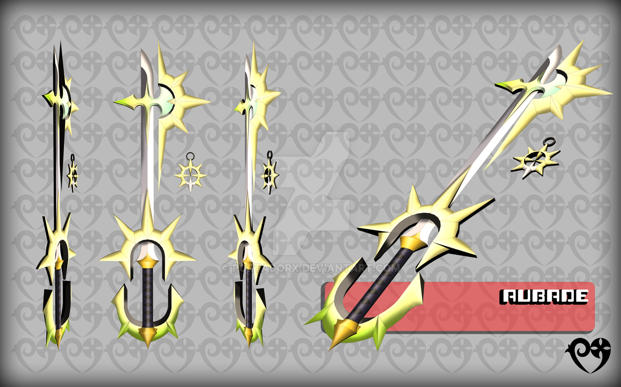 Aubade (3D KEYBLADE) by portadorX on DeviantArt