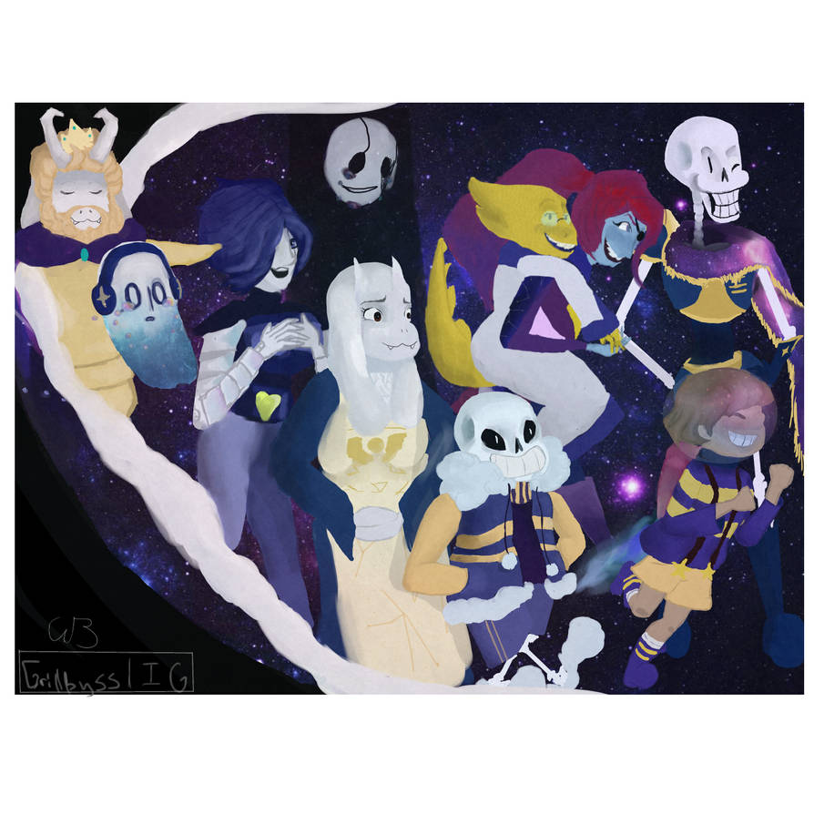 Outertale Humans Outertale Cast (Undertale) by grillbyss on DeviantArt