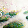 Dreamy Grass Pond