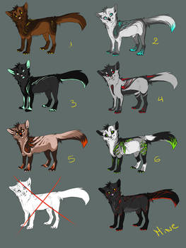 .:Wolves adoptables 13:. [CLOSE]