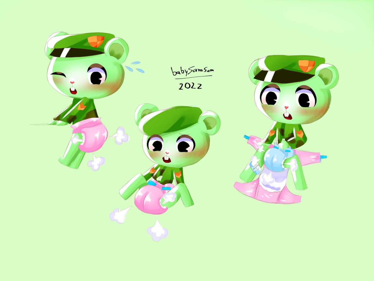 Flippy poofy diaper by tinna14577 on DeviantArt