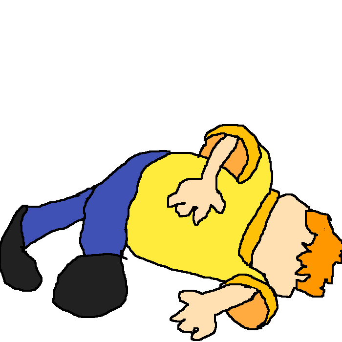 Illustration titled Man im dead by TheCoolGuy21 featuring stylized character art