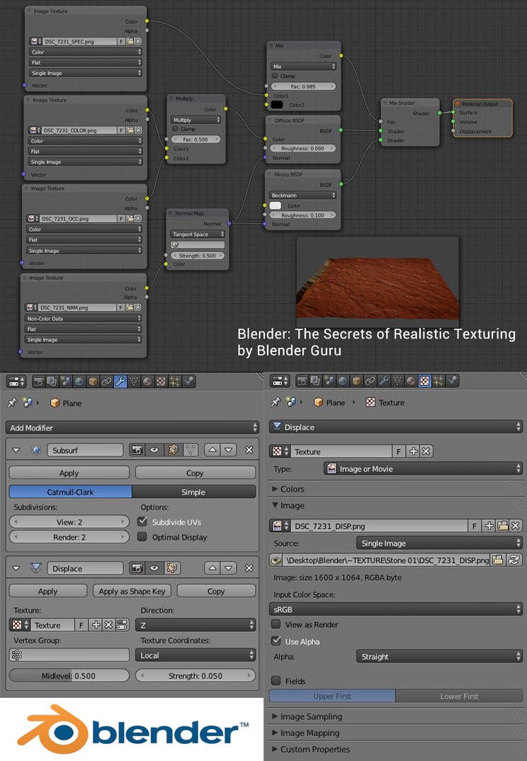 Blender The Secrets of Realistic Texturing by faezzz92 on DeviantArt