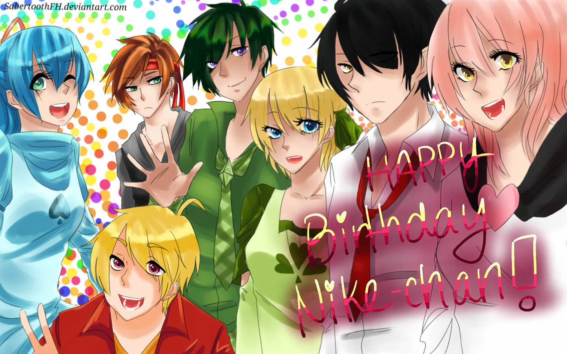 HAPPY (really late) BDAY NIKE-CHAN by SabertoothFH