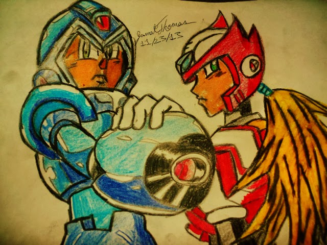 Megaman X and Zero...-Skoob 11/23/13