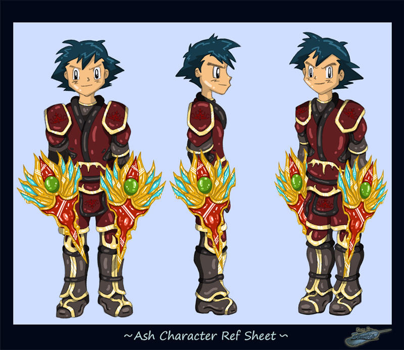 Ash Refrence Ash Ref Sheet Commish by The-Bluetip on DeviantArt