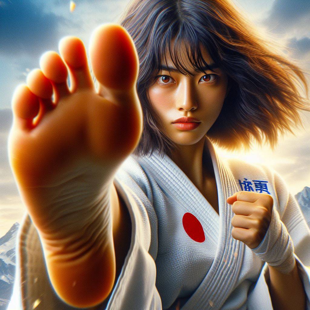 Japanese Focused Mae Geri