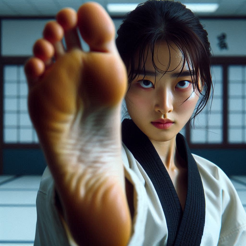 'I can use my feet like hands...yes anywhere'