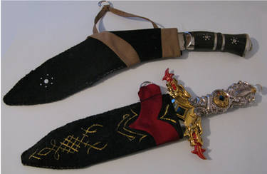 Scabbards - two weapons, two styles