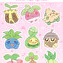 Pokemon Seeds Sticker Sheet