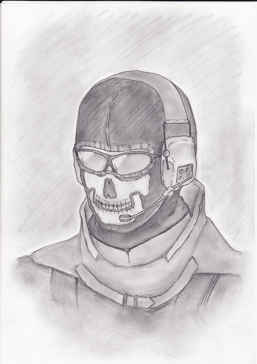 Ghost Modern Warfare 2 by Digital-INKZ on DeviantArt