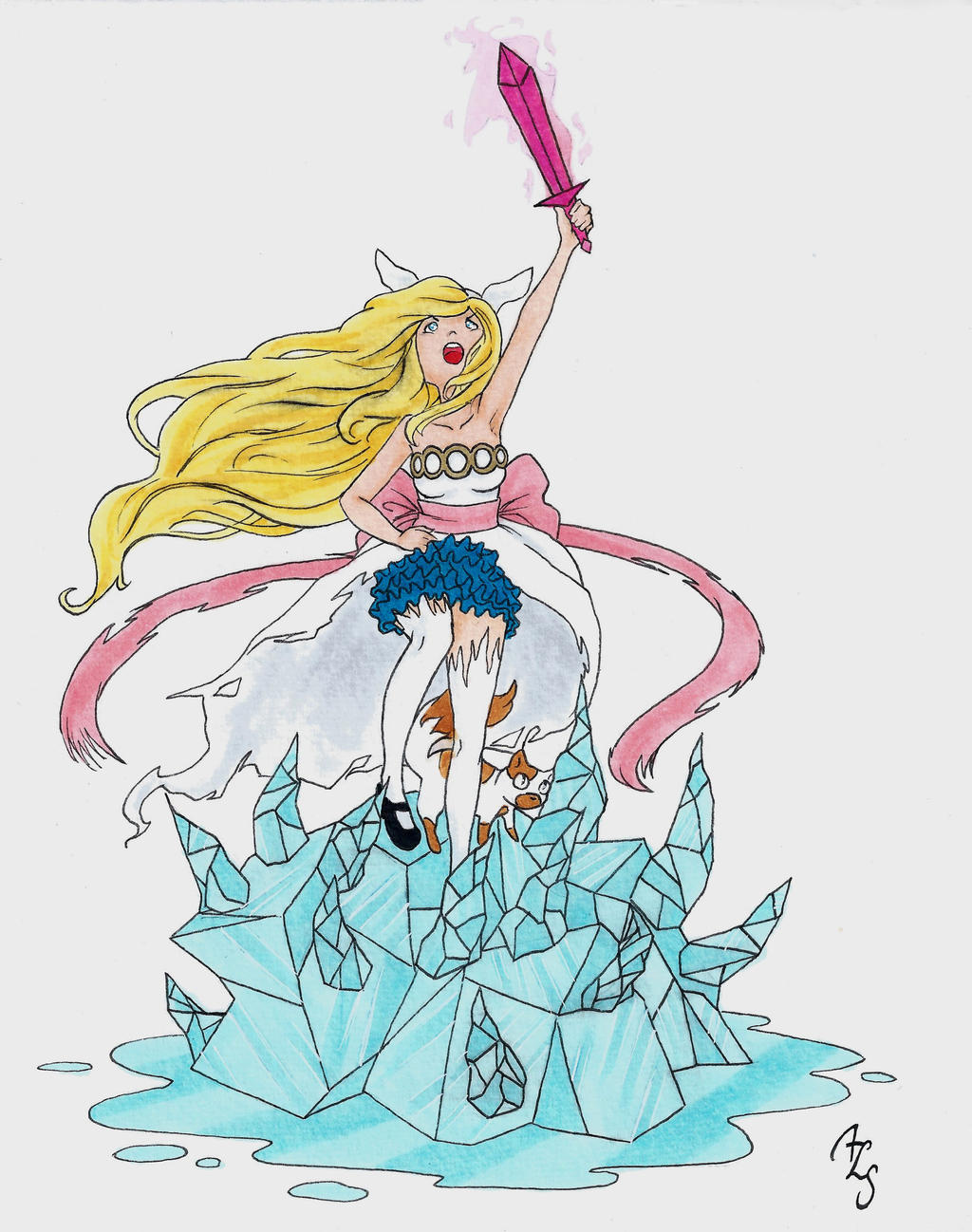 Fionna the human (Adventure Time fanart) by ArcanesArtworks on DeviantArt