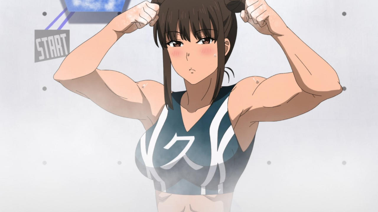 Girl anime muscle Noi