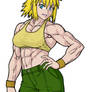 Buff anime girl