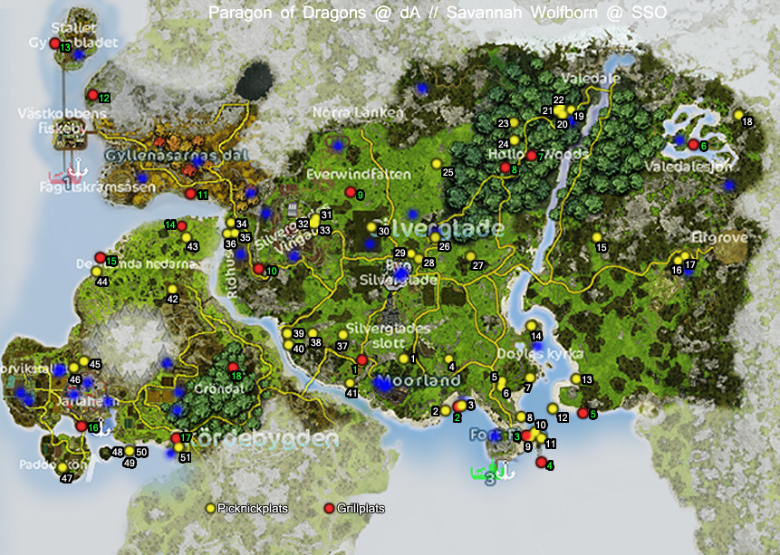 Picnic and barbeque locations in StarStable Online by ParagonOfDragons Picnic and barbeque locations in StarStable Online by ParagonOfDragons