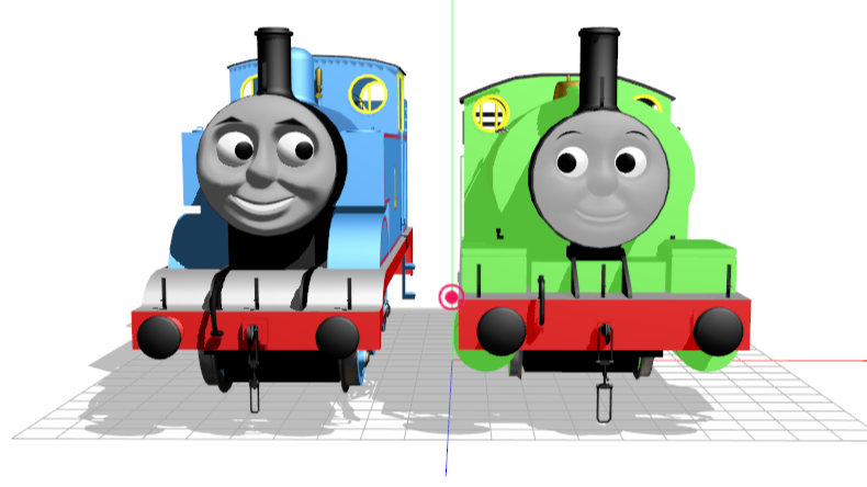 Thomas and Percy in MMD by MSC64 on DeviantArt