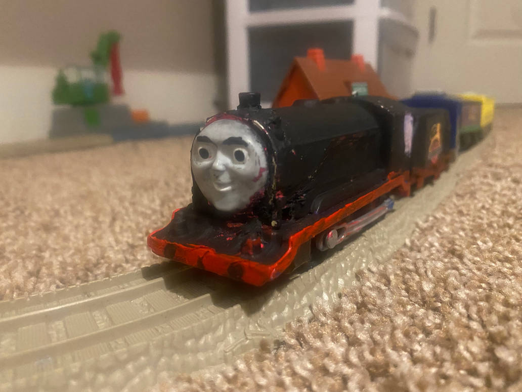 My custom Trackmaster Dudley The Vagrant Engine by MSC64 on DeviantArt