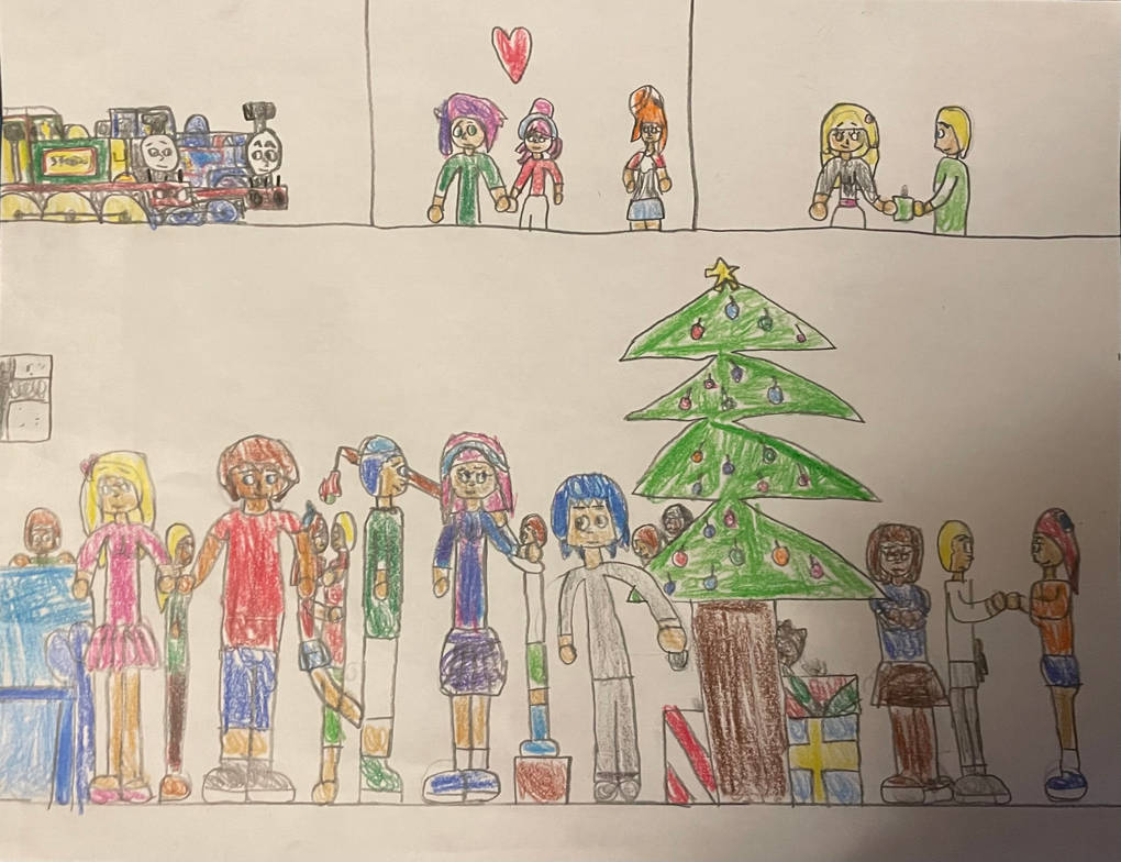December Drawings, Day 24, Enjoying Festivities by MSC64 on DeviantArt