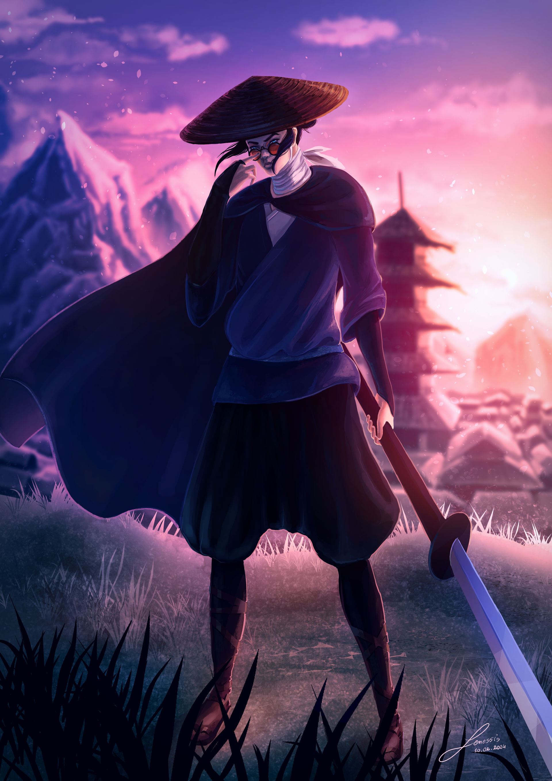 Mizu - Blue Eye Samurai by Lenessis on DeviantArt
